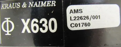NEW KRAUS & NAIMER X630 ROTARY SWITCH L22626/001 A11 A221 L22626/001 A09884/014