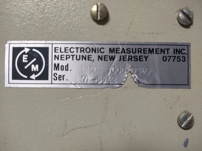 Electronic Measurements EMXE Igniter 50A Model EMXE-1000-0309 7K-5542