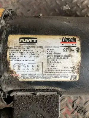 AMT 4786-95 Cast Iron Self-Priming Sprinkler Pump 3/2HP 3450/2850RPM 3PH