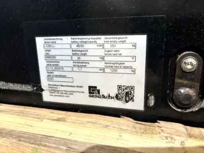USED GRENZEBACH AGV, AUTOMATED GUIDED VEHICHLE, PICKER MOVER