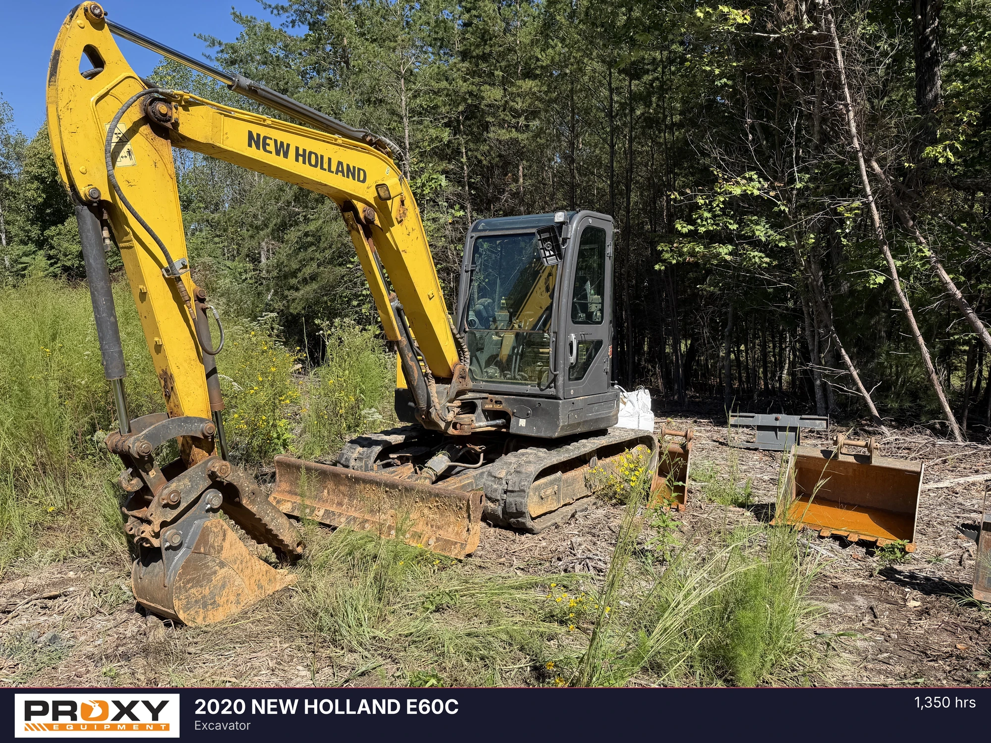 Used 2020 New Holland E60C Excavators North Carolina US | Proxy Equipment #1486959