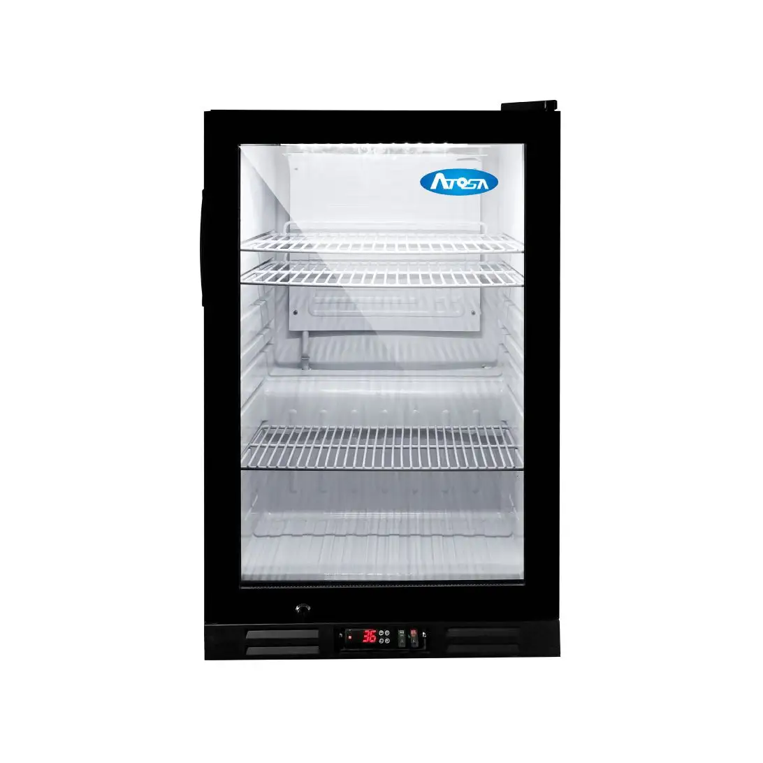 New | in-Stock Atosa New Atosa CTD-3T Compact Countertop Merchandiser, 3 Cu Ft, with Digital Thermostat Display Refrigerators Illinois US | Falcon Restaurant Supply #1375570