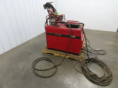 Lincoln CV 655 Mig Welder 650A Welding Power Source DH-10 Double Header 3Ph