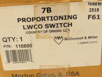 New | in-Stock MCDONNELL & MILLER _UNKNOWN_ HVAC Parts and Equipment Indiana US | Arrow Industrial #1147440