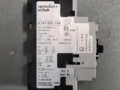USED SPRECHER + SCHUH KTA7-25S-1.6A