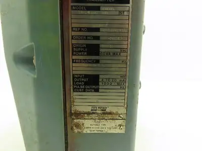 Foxboro Magnetic Flow Transmitter 120VAC 0-5mV Input 4-20mA Output 1000O Max