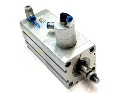 USED FESTO COMPACT CYLINDER 63MM BORE 60MM STROKE 548211