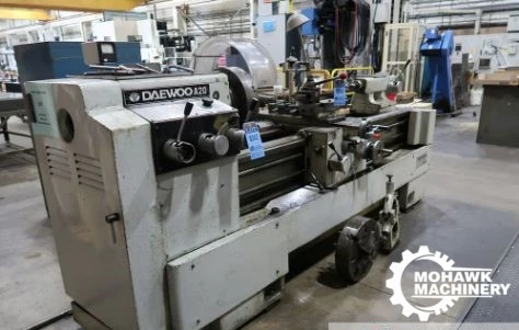 20" x 60" DAEWOO-IKEGAI "DA20" HIGH-SPEED PRECISION ENGINE LATHE w/INCH-METRIC THREADING - (2) CHUCKS - STEADY REST