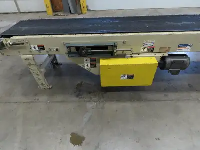 Lewco 21"x 18' Slider Bed 18" Belt Conveyor .5Hp 460V 3PH Center Drive 64 FPM