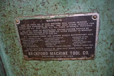 1935 Rockford Machine Tool Co. 36" Honing | MD Equipment Services LLC (10)