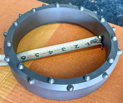 Used AFTERMARKET 6" DUAL ROTARY SHOE – 22 BALLISTIC BUTTON ASSEMBLY Drilling Attachments Pennsylvania US | East West Machinery & Drilling #1417918