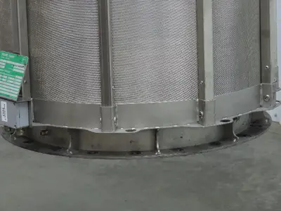 Rembe GmbH Q-Rohr 3 SS Dust Collector Flame Filter 600/24" Rupture Disc