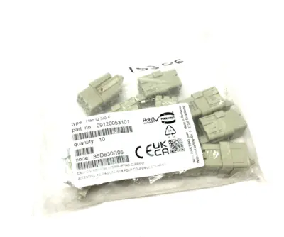 NEW HARTING FEMALE CRIMP INSERT HAN Q 5/0