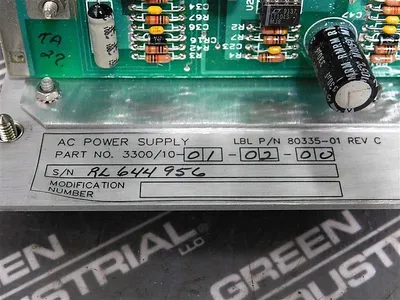 Bently Nevada 3300/10-01-02-00 AC Power Supply Module 78422-01L 3300 System Used