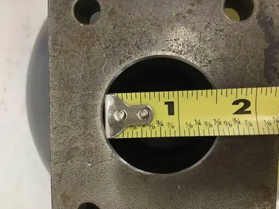 USED METAL FABRICATOR HOPPER14.5IN