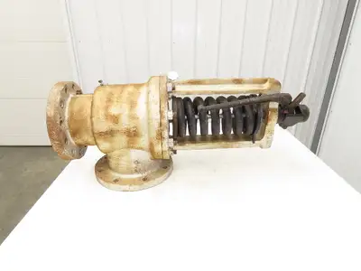 Teledyne Farris 4SV-ES1-D 2575A Safety Relief Valve 6"x 8" Flanged Spring Lever