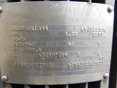 New | in-Stock GE 5K6253XL84A A.C. Motors Ohio US | Equipment Recovery Corp. #1331810