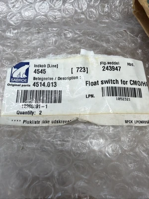 New Sabroe 4514.013 Float Switch For CMO/HPO Barksdale 0112=1409 Warranty🇺🇸