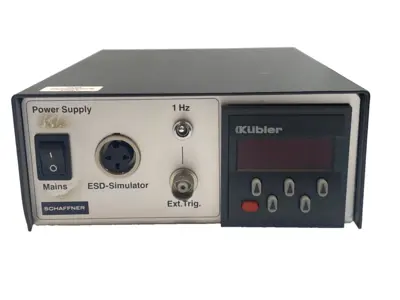 USED SCHAFFNER ESD GUN STATIC DISCHARGE SIMULATOR 2–25KV IEC 61000-4-2