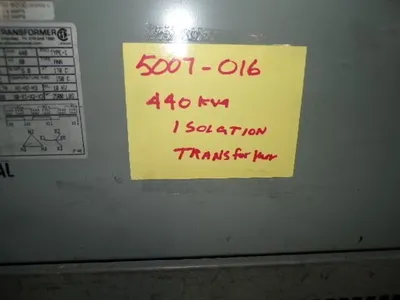 BRAND UNKNOWN isolation transformer Other Machinery, Transformer | Mark One Machinery (2)