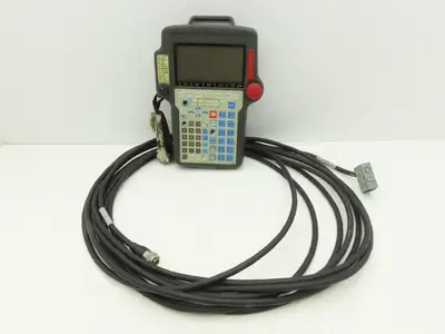 Fanuc A05B-2301-C300 Robot Teach Pendant W/Cable 30 Ft