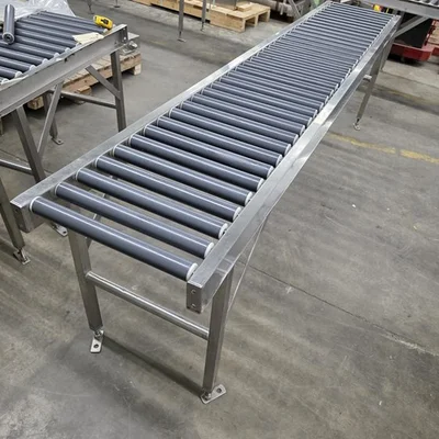 Rolls Conveyor 10 inch long by 18 inch large 32 inch adjustable height  # 4951