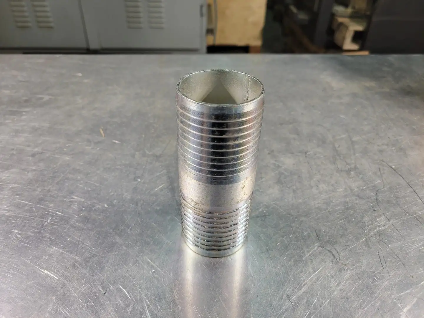 2" x 4.75" Aluminum Threaded Nipple