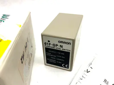 USED OMRON FLOATLESS LEVEL SWITCH PLUG-IN TYPE 11-PIN
