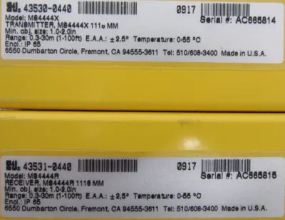 NEW STI 70076-1128 LIGHT CURTAIN SET 43531-0440 43530-0440 MS4444X MS4444R