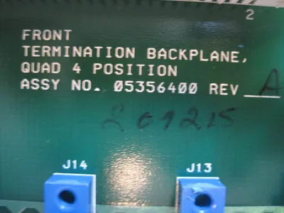 USED MEASUREX 05356400 TERMINATION BACKPLANE BOARD