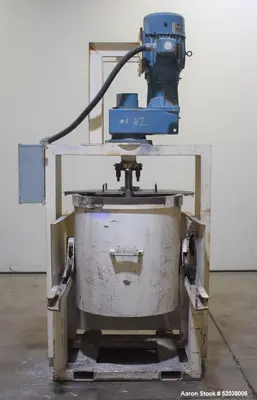 Used Attritor Mixer - 80 Gallon, 28.5” Dia x 29.5” Deep Vessel