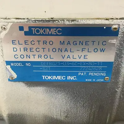 USED TOKIMEC DEFRG21-03-6C-EX-80-11-S21