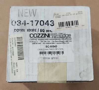 NEW Cozzini S01-M543