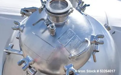 Used Hamilton 500 Gallon Stainless Steel Kettle – Jacketed, 125 PSI, Full Vacuum
