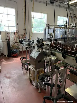Used Moravek Carbonated Beverage Filling Line – Model BC15 + 12/12/1 | 12 & 22 oz Changeover | Craft Beer | 2014