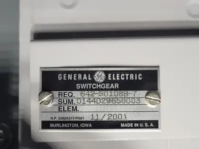 25kV 1200A 3ph Switchgear Unit w/ Power Vac Breaker VB1 27.0-16-0