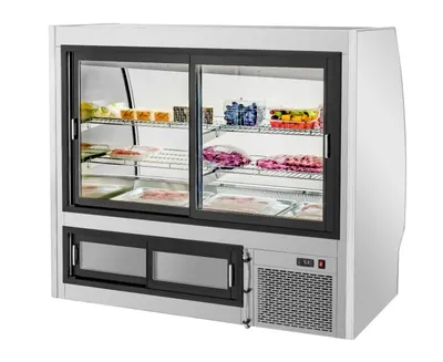 Migali 5 Ft Deli Display Case, Curved Glass