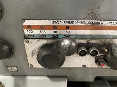 24" X 48" LEBLOND GEARED HEAD ENGINE LATHE