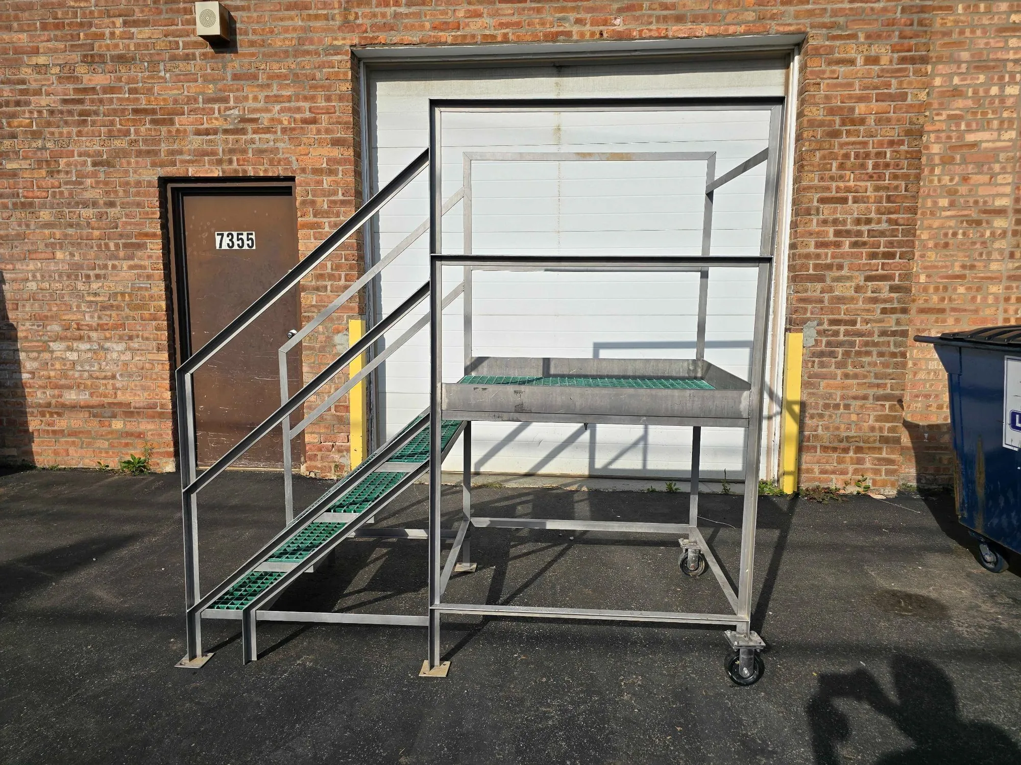 USED CUSTOM BUILT Stainless Steel Stairs