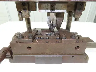 Punch Press 2 Back Post Die Shoe Set 11x9" Rectangle 2" Stroke