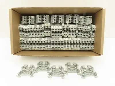 Allen Bradley 1492-J4 Feed-Through Terminal Block Gray 4mm Sq  Lot of 128