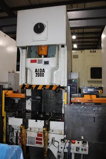 Used 2013 AIDA NC1-2000(2)E Gap Frame (OBS) Presses Michigan US | Midwest Press and Automation #563933