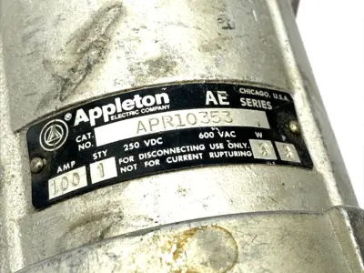 Used Appleton APR10353 Connector Accessories Michigan US | Maverick Industrial Sales #1495794