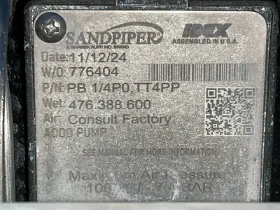 Used 2024 SANDPIPER PB 1/4P0.TT4PP Pumps Ohio US | HGR 24 #1289774