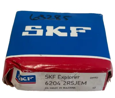 NEW SKF 6204-2RSJEM BALL BEARING 62042RSJEM