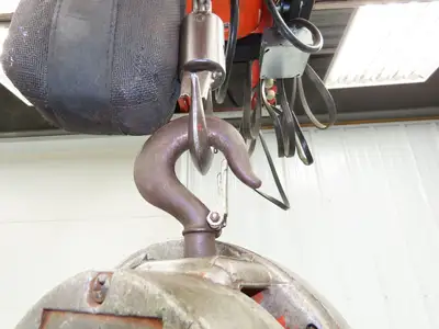 CM Cyclone Series 646 1 Ton 2000Lb Manual Chain Fall Hand Hoist 11' 6" Lift