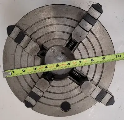 USED BISON 10" 4 JAW CHUCK
