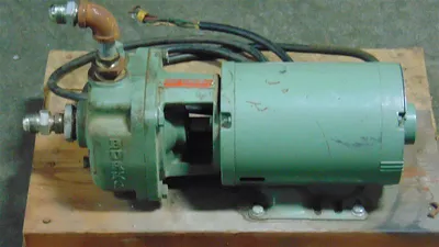 Burks Model 354CS6M Turbine Pump Assembly 1/2 HP 208-230/460V Used