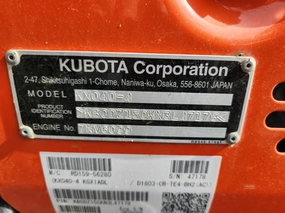 Used 2023 KUBOTA KX040-4 Crawler Excavators - Mini | Abele Tractor #1342818