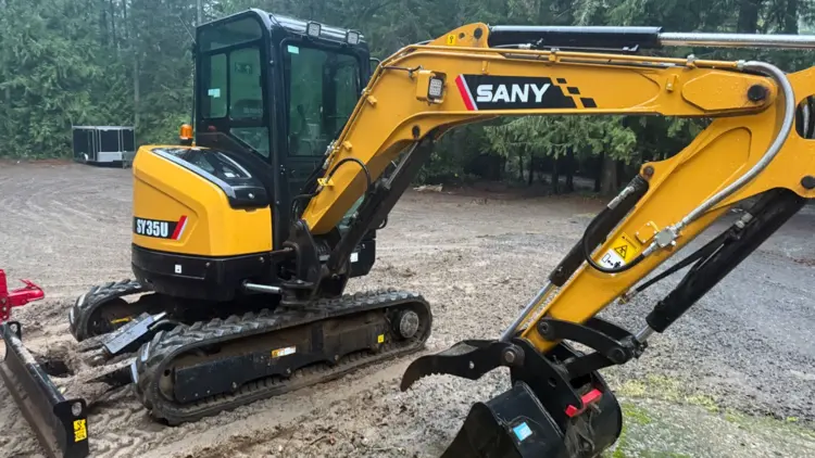 Used 2024 Sany SY35U Crawler Excavators - Mini Washington US | Rubbl #1002174